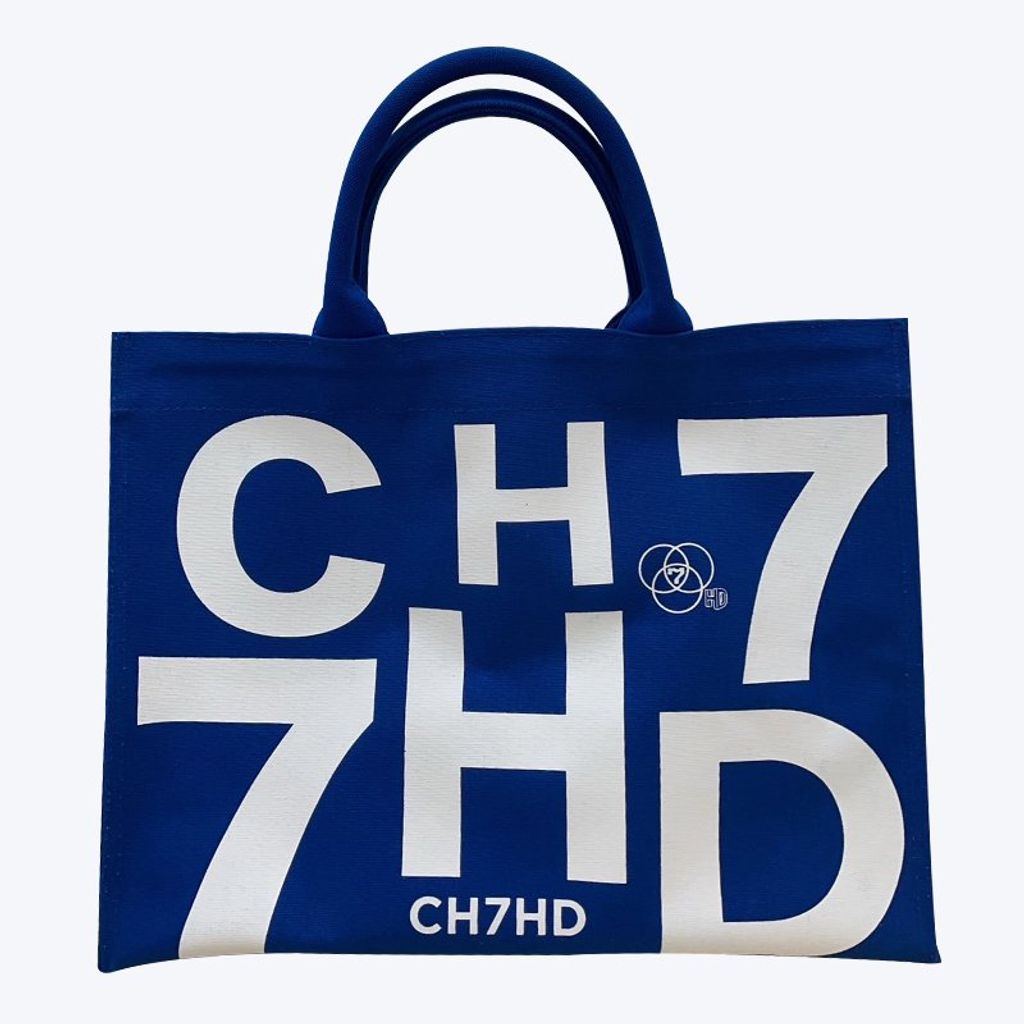 กระเป๋าผ้า แคนวาส  น้ำเงิน