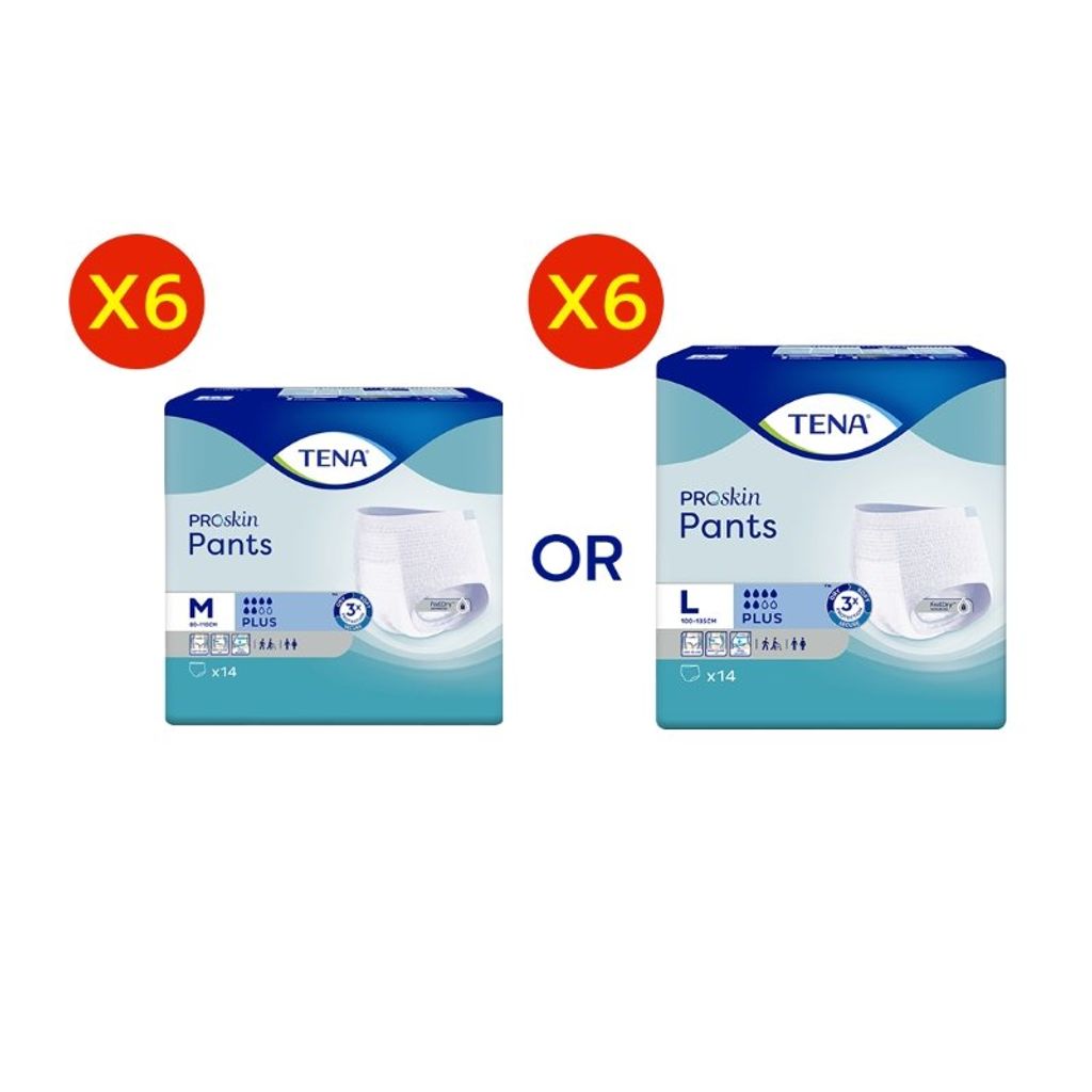 ผ้าอ้อมผู้ใหญ่ TENA Proskin Pant Plus M,L